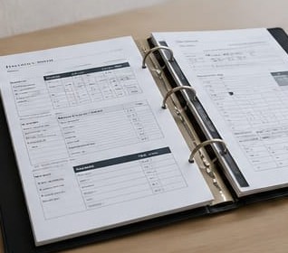 Pages intérieures du registre